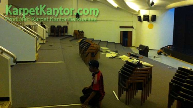 Proyek Pengadaan Karpet Kantor Gedung 9 Universitas Indonesia | Karpetkantor.com