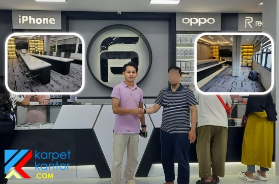 Pemasangan Karpet PS STORE Jakarta | Karpetkantor.com