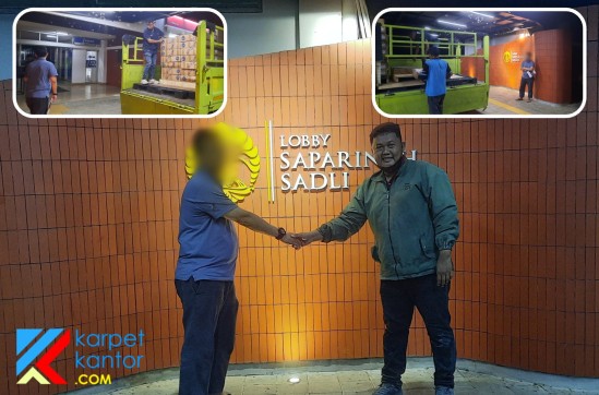 Project Pengadaan Karpet Tile Ruang Auditorium Fakultas Psikologi Universitas Indonesia | Karpetkantor.com